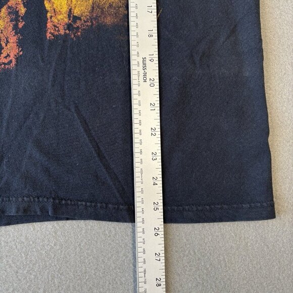 Vintage OPETH Swedish Metal t shirt RING Mens M Black Sweden Rock FADED HOLES!! - Picture 7 of 12